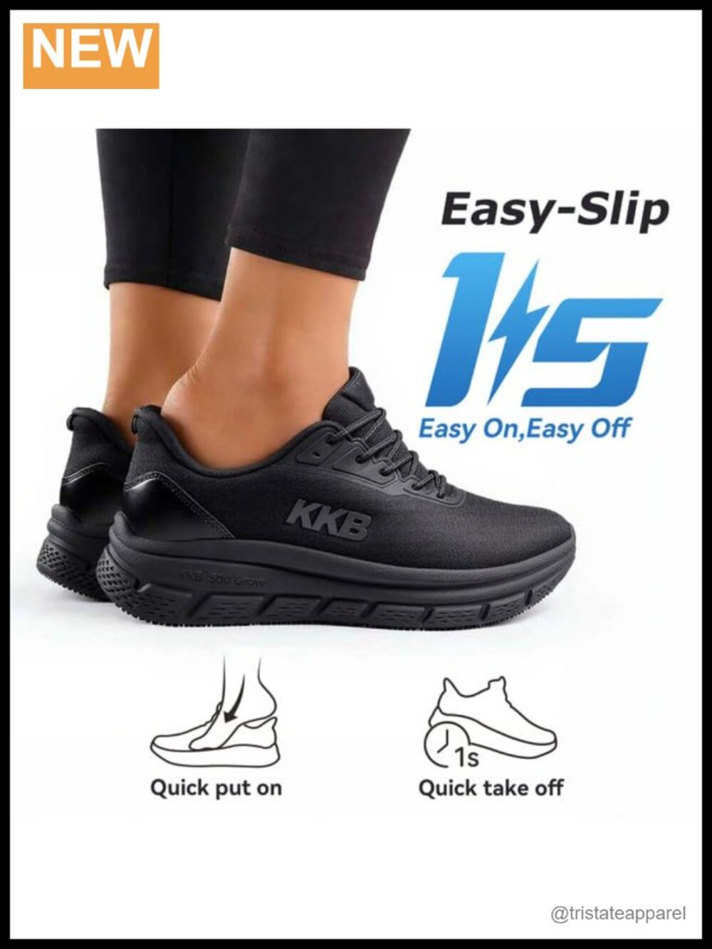 Women's Non Slip Waterproof Work Sneakers Arch Support Orthopedic Kitchen - Picture 5 of 5